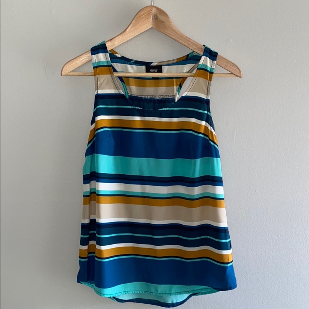 Mossimo Racerback Striped Tank Top - Size XS